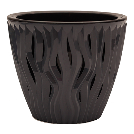 Кашпо Вдохновение 1,6л Антрацит КШ-5402 (ВМС)