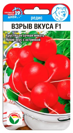 Редис Взрыв вкуса F1 1г (СибСад)