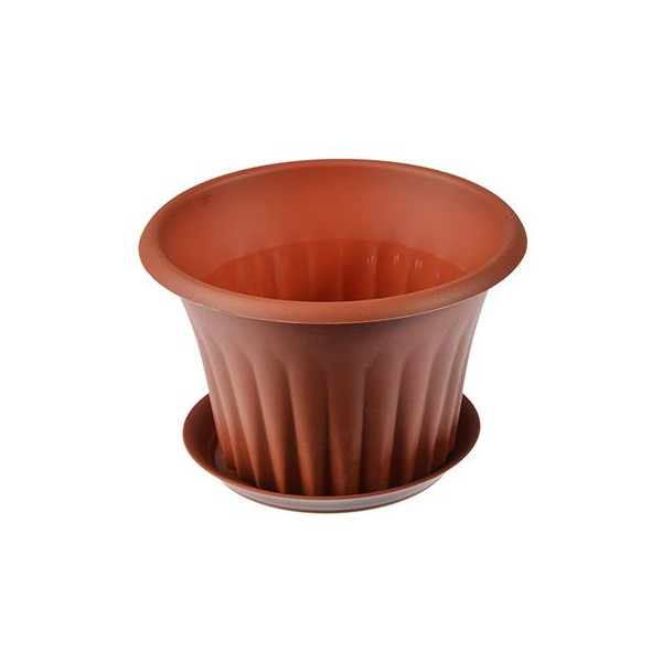 Кашпо Кэрол 14 с/п терракот М3154 (М пласт) 