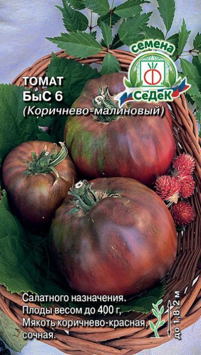 Томат Быс 6 (коричнево-малиновый) 0,03г ц/п (Седек)