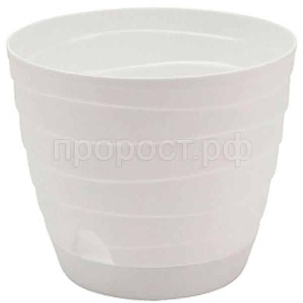 Кашпо Бриз с/п 0,7л белый (Радиан)