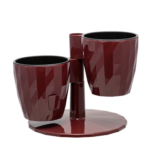 Кашпо Каскад RUBY Дуэт Бордо 1л КШ-8616 (ВМС)