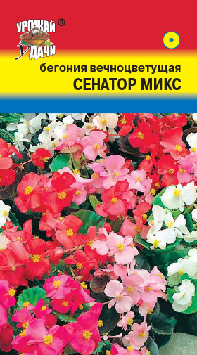 Бегония Сенатор Микс 0,002г ц/п (УУ) вечноцветущая 