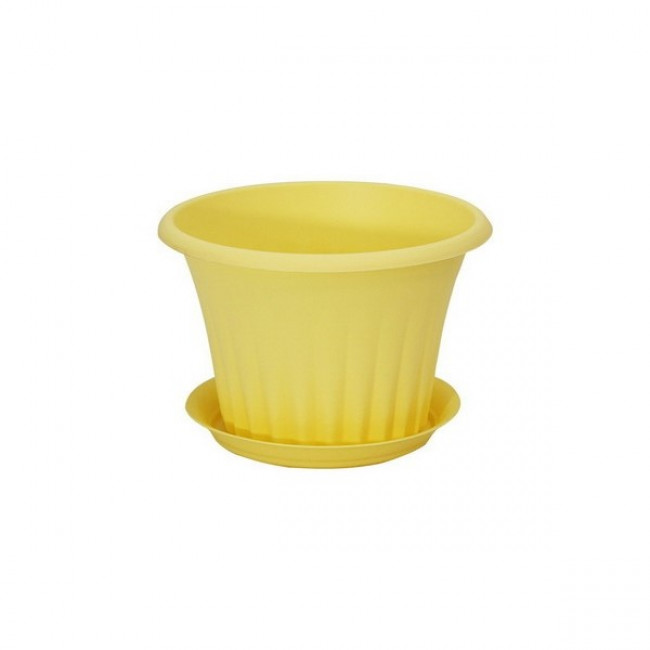 Кашпо Кэрол 16 с/п банан (М пласт) М3155