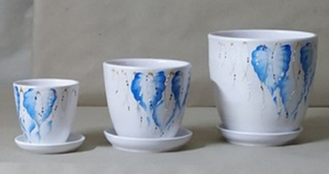 Горшок керамич Дождик 2,5л (Беларусь)