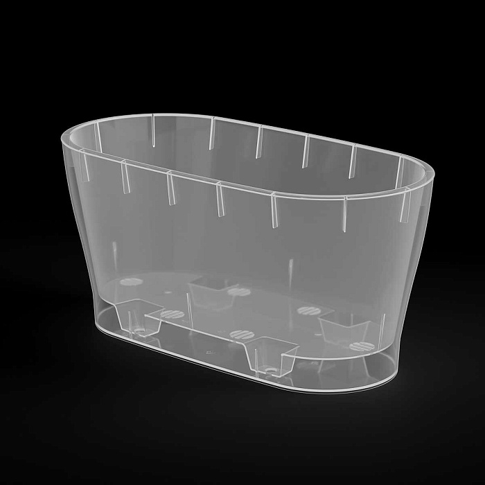 Горшок для Орхидей ЛЕЯ 4л овал двойной БШ8867 (Альтернатива) 