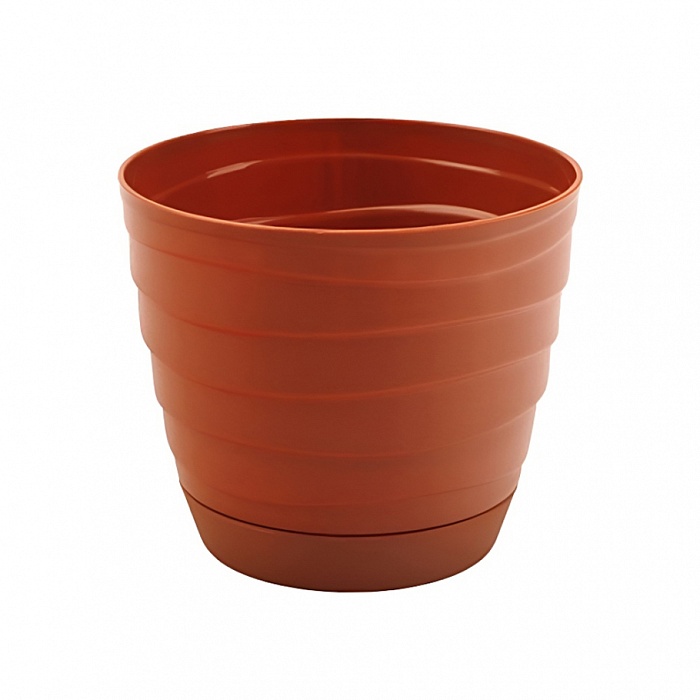 Кашпо Бриз с/п 1,7л терракотовый (Радиан)