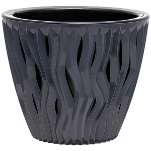 Кашпо Вдохновение 3л Антрацит (ВМС)