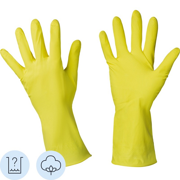 Перчатки хозяйственные латексные размер XL (Gloves) 120/12