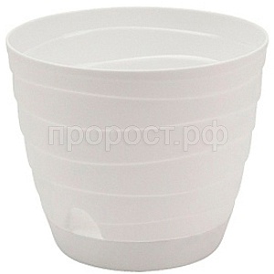 Кашпо Бриз с/п 0,7л белый (Радиан)