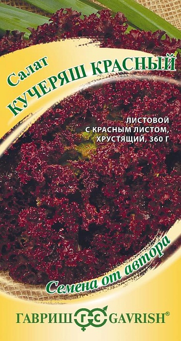 Салат Кучеряш красный 0,5г ц/п (Гавриш)