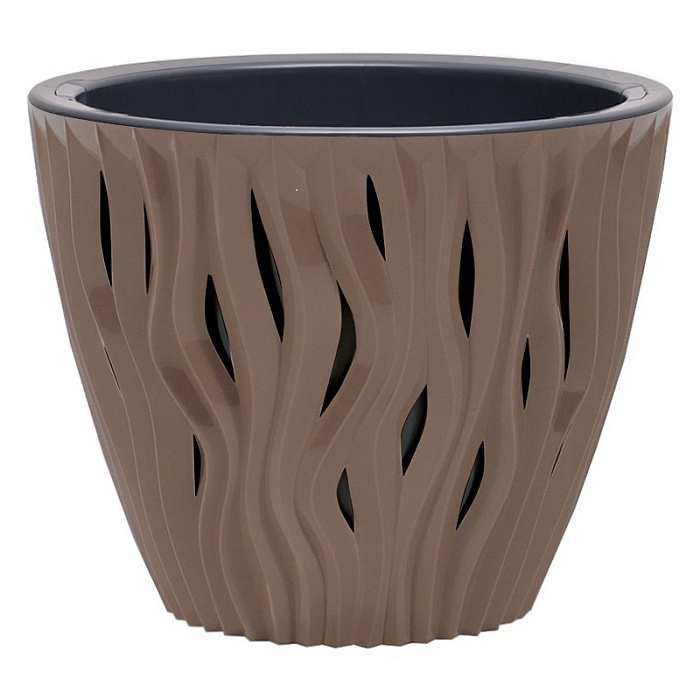 Кашпо Вдохновение 7,5л мокачино КШ-8667 (ВМС)