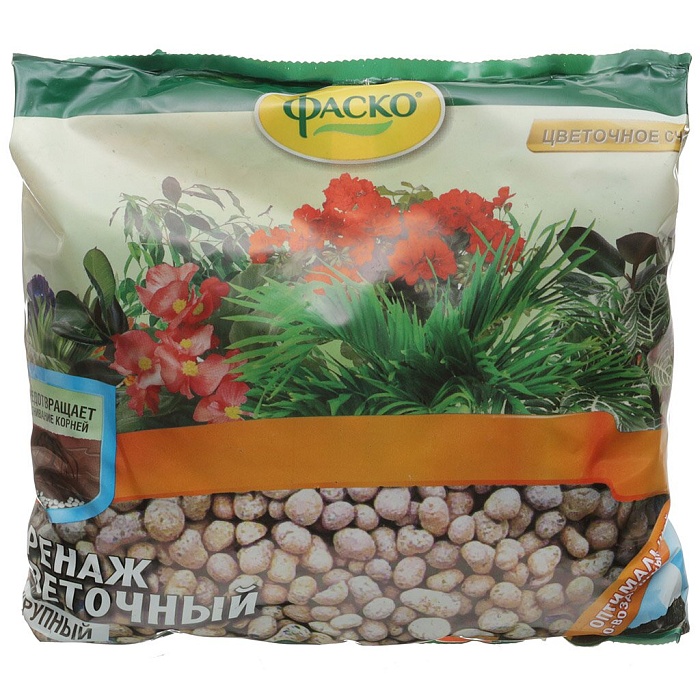 Дренаж керамзитовый крупный 2л (Фаско) 5/20