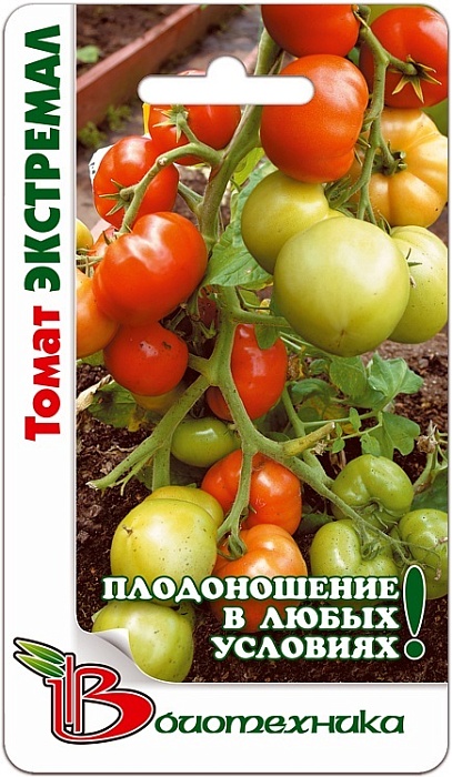 Томат Экстремал 25шт (Биотехника) ранний, 200-250г