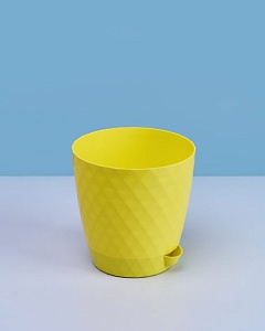 Кашпо Румба 1л Лимон (ПластАвеню) 2/