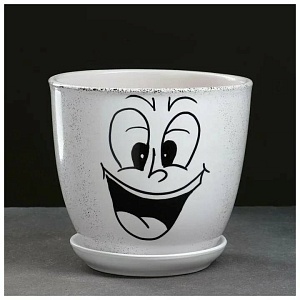 Горшок керамич Настроение 2,5л (Беларусь)