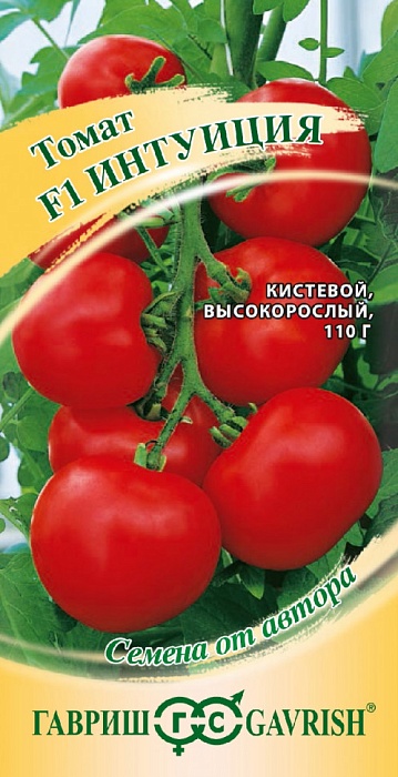 Томат Интуиция F1 12шт ц/п (Гавриш) ранний, кистевой