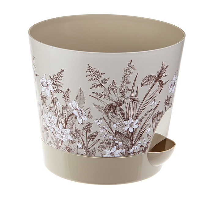 Кашпо Ника 15 с/п 1,6л Нарцисс М3077 (М пласт)